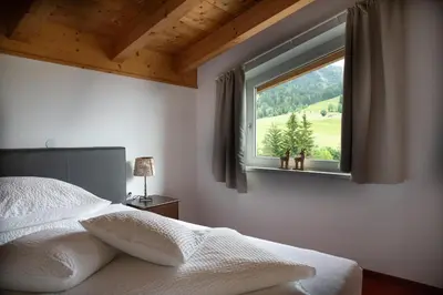 Ein Bett oder Betten in einem Zimmer der Unterkunft Ferienhaus Kapeller