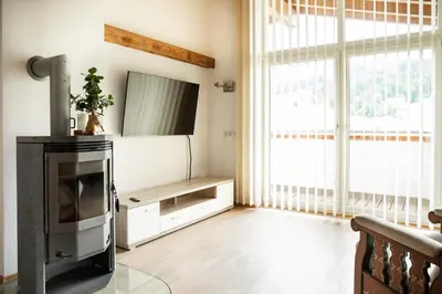 Ein Bett oder Betten in einem Zimmer der Unterkunft Ferienhaus Kapeller