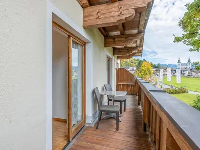 Ein Balkon oder eine Terrasse in der Unterkunft Appartementkombination Brixnerwirt I II III und IV