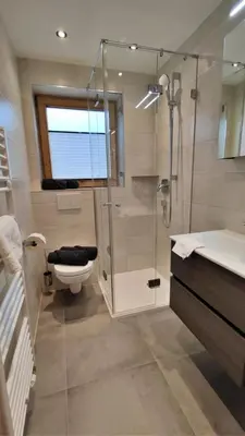 Ein Badezimmer in der Unterkunft Bucherwirt Appartements