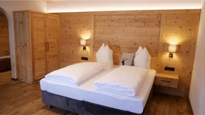Ein Bett oder Betten in einem Zimmer der Unterkunft Bucherwirt Appartements