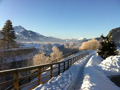 Naturlandschaft in der Nähe der Ferienwohnung