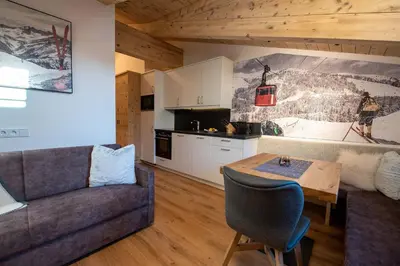 Küche/Küchenzeile in der Unterkunft Ferienwohnung 73 - Top Bergkristall