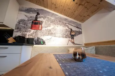 Küche/Küchenzeile in der Unterkunft Ferienwohnung 73 - Top Bergkristall