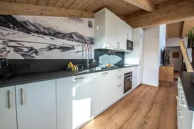 Küche/Küchenzeile in der Unterkunft Ferienwohnung 73 - Smaragd