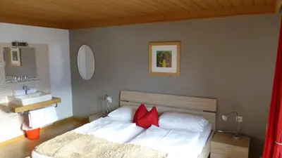 Ein Bett oder Betten in einem Zimmer der Unterkunft Haus Rosi