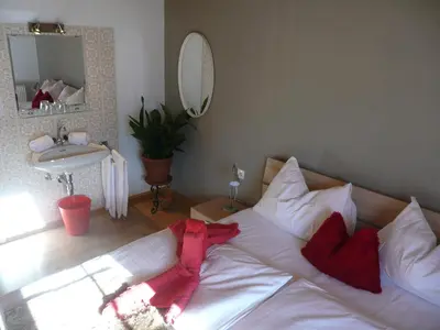 Ein Bett oder Betten in einem Zimmer der Unterkunft Haus Rosi