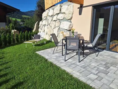 Ein Garten an der Unterkunft Appartement Christina
