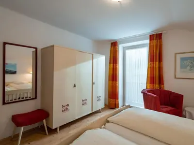 Ein Bett oder Betten in einem Zimmer der Unterkunft Ferienhaus Friedenau