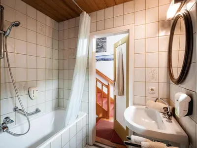 Ein Badezimmer in der Unterkunft Ferienhaus Friedenau