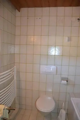 Ein Badezimmer in der Unterkunft Ferienhaus Friedenau