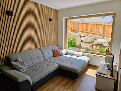 Ein Sitzbereich in der Unterkunft Ferienwohnung Julia