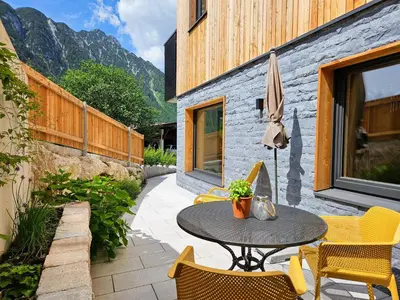 Ein allgemeiner Bergblick oder ein Berglick von der Ferienwohnung aus