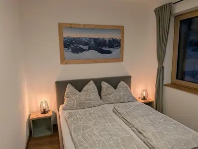 Ein Bett oder Betten in einem Zimmer der Unterkunft Ferienwohnung Julia