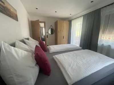 Ein Bett oder Betten in einem Zimmer der Unterkunft Haus Lackner