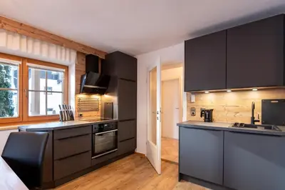 Küche/Küchenzeile in der Unterkunft Landhaus Exenberger / Ferienwohnung Smaragd