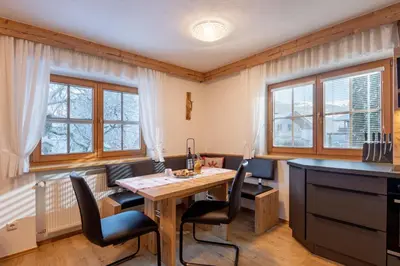 Ein Sitzbereich in der Unterkunft Landhaus Exenberger / Ferienwohnung Smaragd