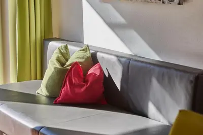 Ein Sitzbereich in der Unterkunft InTown Appartements