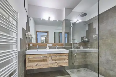 Ein Badezimmer in der Unterkunft InTown Appartements