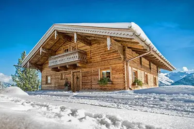 Naturlandschaft in der Nähe des Chalets