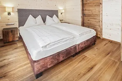Ein Bett oder Betten in einem Zimmer der Unterkunft Kendlalm