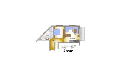 Grundriss der Unterkunft Apart Eder
