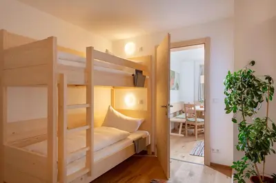 Ein Bett oder Betten in einem Zimmer der Unterkunft Appartement Naturbunt