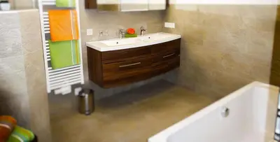 Ein Badezimmer in der Unterkunft Ferienwohnung Natural A