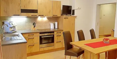 Küche/Küchenzeile in der Unterkunft Ferienwohnung Natural A