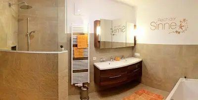Ein Badezimmer in der Unterkunft Ferienwohnung Natural A