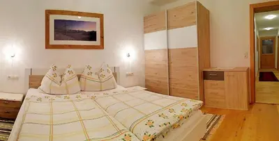 Ein Bett oder Betten in einem Zimmer der Unterkunft Ferienwohnung Natural A