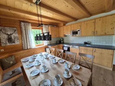 Küche/Küchenzeile in der Unterkunft Chalet Romana