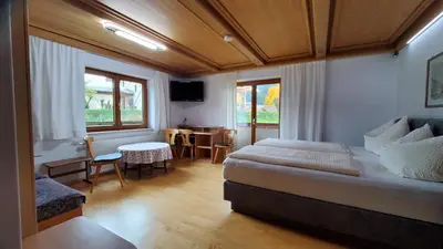 Ein Bett oder Betten in einem Zimmer der Unterkunft Ferienwohnung Habel