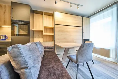 Küche/Küchenzeile in der Unterkunft Appartement Bittner