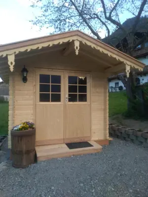 Das Gebäude in dem sich der Bauernhof befindet