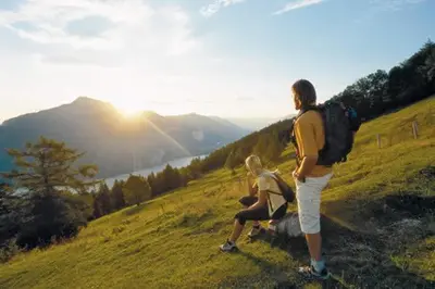 Naturlandschaft in der Nähe des Chalets