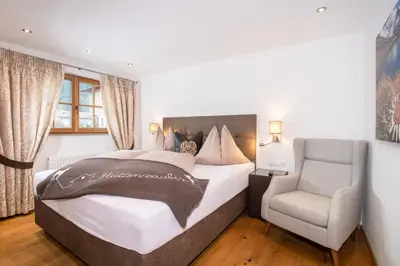 Ein Bett oder Betten in einem Zimmer der Unterkunft Appartement Kichelerhof
