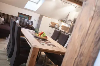 Küche/Küchenzeile in der Unterkunft Appartement Kichelerhof