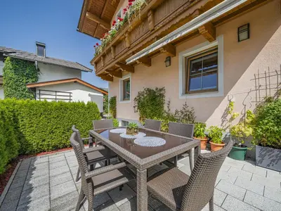 Ein Balkon oder eine Terrasse in der Unterkunft Kapeller
