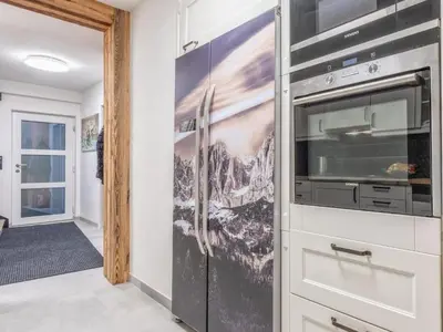 Küche/Küchenzeile in der Unterkunft Chalet Hornblick