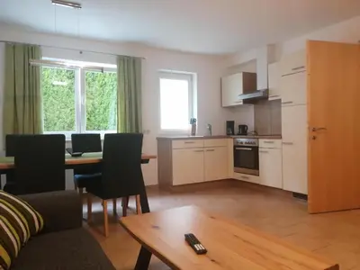 Küche/Küchenzeile in der Unterkunft Appartement Irmi