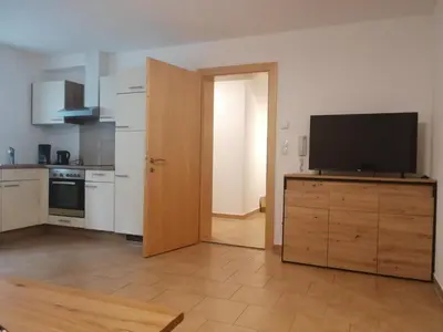 Küche/Küchenzeile in der Unterkunft Appartement Irmi