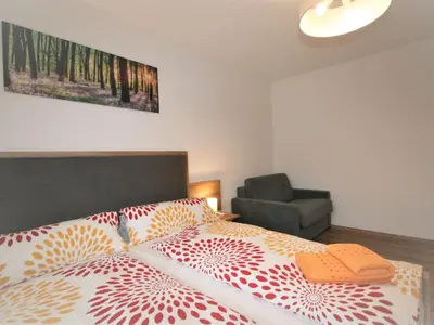 Ein Bett oder Betten in einem Zimmer der Unterkunft Apartment Mäuerl by Interhome