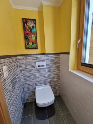 Ein Badezimmer in der Unterkunft Ferienwohnung HELISA