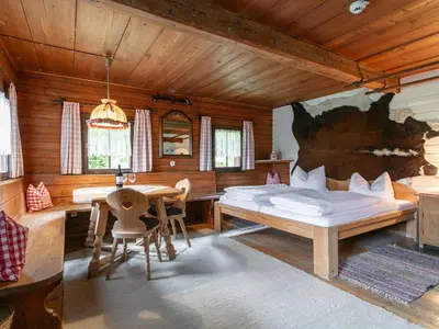 Ein Sitzbereich in der Unterkunft Alpin Hideaway XL