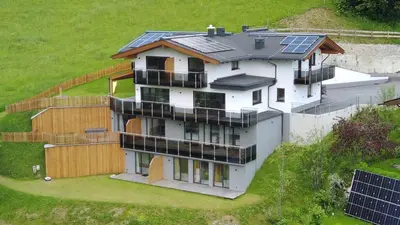 Das Gebäude in dem sich die Ferienwohnung befindet