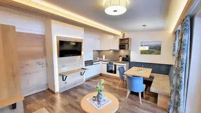 Küche/Küchenzeile in der Unterkunft Heimat Apartments - Zillertal