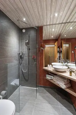 Ein Badezimmer in der Unterkunft Landhaus Ager