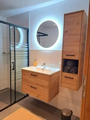 Ein Badezimmer in der Unterkunft Apart Sunny Side