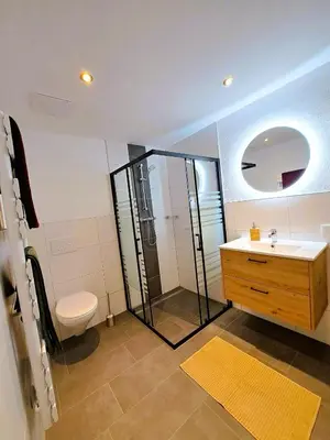 Ein Badezimmer in der Unterkunft Apart Sunny Side